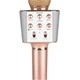 Дитячий караоке мікрофон з Bluetooth бездротовий WSTER WS-1688 Rose Gold - зображення 7