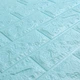 Самоклеющаяся 3D панель Sticker Wall под кирпич Бирюза 700x770x7мм - изображение 2