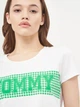 Футболка хлопковая женская Tommy Hilfiger 9740.2 XL Белая - изображение 5