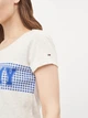 Футболка хлопковая женская Tommy Hilfiger 9740.5 M Серая - изображение 5