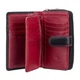 Женский кожаный кошелек Visconti cd22 blk/red - изображение 4