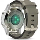 Спортивные смарт часы Garmin Fenix 5s Champagne Sapphire with Gray Suede Band (010_01685_12) - изображение 2