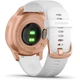 Спортивні годинник Garmin Vivomove Style Rose Gold Aluminum w. White Silicone B. (010-02240-00) - зображення 2