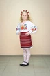 Спідниця Волинські візерунки українська ткана на запах 146 см бордова - зображення 3