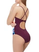 Купальник слитный Marc & Andre L1809 - 761 36В Марсала + Фиолетовый +Бордовый - изображение 2