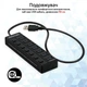 USB-хаб Promate MasterHub-2 7xUSB 3.0 Black (masterhub-2.black) - изображение 6