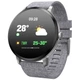 Смарт часы Smart Watch V11 для занятий спортом и фитнесом круглый корпус Bluetooth 4.0 для iOS и Android время автономной работы до 15 дней Серые - изображение 1