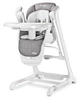 Стільчик для годування + гойдалка 2 в 1 Caretero Indigo Grey - зображення 1