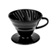 Керамический Пуровер HARIO V60 Dripper 02 (400 мл.) Tetsu Kasuya Model Черный KDC-02-B - изображение 4