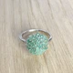 Серебряные серьги с натуральным изумрудом 2.245ct (1234839) - изображение 3