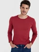 Мужской реглан LC Waikiki красный с круглым вырезом S Красный (LCWKnitwear-1579-0) - изображение 3