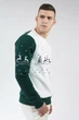 Чоловічий вишитий світшот Олені Green XXL UKRS-9919 UkrGlamour - изображение 4