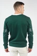 Чоловічий вишитий світшот Олені Green XXL UKRS-9919 UkrGlamour - изображение 6