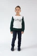 Різдвяний світшот для хлопчика Олені Green 116 UKRS-6614Х UkrGlamour - изображение 6