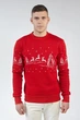 Різдвяний чоловічий світшот Олені Red XXL UKRS-9916 UkrGlamour - изображение 1