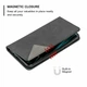 Чехол-книжка с кармашками UniCase Geometric Pattern для Xiaomi Redmi Note 8 Pro - Black - изображение 6