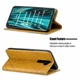 Чехол-книжка с кармашками UniCase Geometric Pattern для Xiaomi Redmi Note 8 Pro - Brown - изображение 5