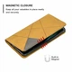 Чехол-книжка с кармашками UniCase Geometric Pattern для Xiaomi Redmi Note 8 Pro - Brown - изображение 6