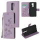 Чехол-книжка с рисунком UniCase Butterfly Pattern для Xiaomi Redmi Note 8 Pro - Light Purple - изображение 1