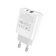 Зарядное устройство Hoco C80A PD 20W + QC3.0 Type-C to Lightning White - изображение 2