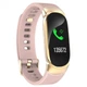 Умный фитнес браслет трекер Smart Band Plus Qw16 С Тонометром Розовое Золото - изображение 1