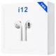 Беспроводные Bluetooth наушники TWS I12 purple - изображение 4