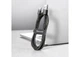 Кабель Baseus Cafule Cable USB For Type-C 3A 1m Gray+Black (CATKLF-BG1) - изображение 3