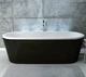 Ванна акрилова Besco Victoria 185x83 чорно-біла (WKV-185WO) - зображення 2