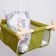 Тканинні підвісні гойдалки Infancy Фламінго Зелені - зображення 5