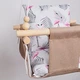 Тканевые подвесные качели Infancy Фламинго Бежевые - изображение 4