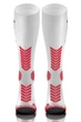 Спортивные компрессионные гольфы Sesto Senso Sport Kompression 35-38 Бело-красный с черным (sns0155) - изображение 2