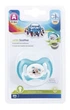 Пустушка латексна кругла Bunny & Company Бірюзова Canpol Babies 0-6 м (5901691811881) - зображення 2