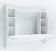 Стіл комп'ютерний навісний з ЛДСП Comfy Home AirTable - I WT Zeus білий - зображення 1