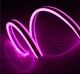 Двостороння LED неонова випромінює стрічка LTL FLEX 8х16мм 120 LED 2835smd IP67 220v Pink - зображення 1