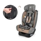 Автокрісло дитяче El Camino ME-1017-11 STEP Beige/Gray 0-36 кг, від 0 до 12 років, регулювання нахилу спинки та висоти підголівника (LB-1017-11 YS) - зображення 5