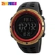 Спортивные часы Skmei Amigo 1251 Золотые с красным - изображение 1
