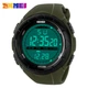 Мужские часы Skmei Dive 1025 Зеленые - изображение 2