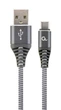 Кабель Cablexpert (CC-USB2B-AMCM-2M-WB2), USB2.0 - USB Type C, 2м, серый - изображение 1