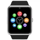 Умные смарт-часы UWatch GT08 Silver Bluetooth экран 1.54" емкость 380mAh карта памяти Sim часы-телефон - изображение 1