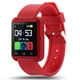Смарт-годинник UWatch U8 Red Bluetooth моніторинг сну розумні Bluetooth керування камерою - зображення 1