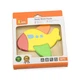 Деревянный мини-пазл Viga Toys Самолетик (50173) 3627655 - изображение 2