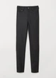 Брюки H&M 29/30 Черный 0399223_эласт_11 - изображение 4