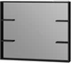 Зеркало JUVENTA Brooklyn BrM-100 85х100 см с LED-подсветкой черное - изображение 1