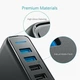 Сетевое зарядное устройство Anker PowerPort (2USBx3A; 2USBx2.4A) QC3.0&PowerIQ V3 Black (A2054L11) - изображение 3