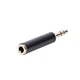Конвертер Jack 3.5 (мама) 4pin to Jack 3.5 (тато) 3pin Black АТКОМ 17577 Аудіо-перехідник - зображення 1