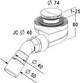 Сифон для душевого поддона RADAWAY TURBOFLOW TB50P - изображение 2
