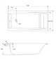Ванна акриловая CERSANIT VIRGO S301-048 150x75 + ножки PW04/PW01/S906-001/PW011/PW1000006 - изображение 5