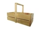 Ящик дерев'яний з ручкою ECO WoodBox (Ш/Д/В:23*46*15) - зображення 1