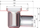 Линейный трап для душа ACO ShowerDrain C-line 685 мм (408715) с фланцем без решетки стандартный сифон - изображение 7