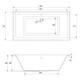Ванна акриловая CERSANIT INTRO S301-066 150x75 + ножки PW04/PW01/S906-001/PW011 - изображение 6